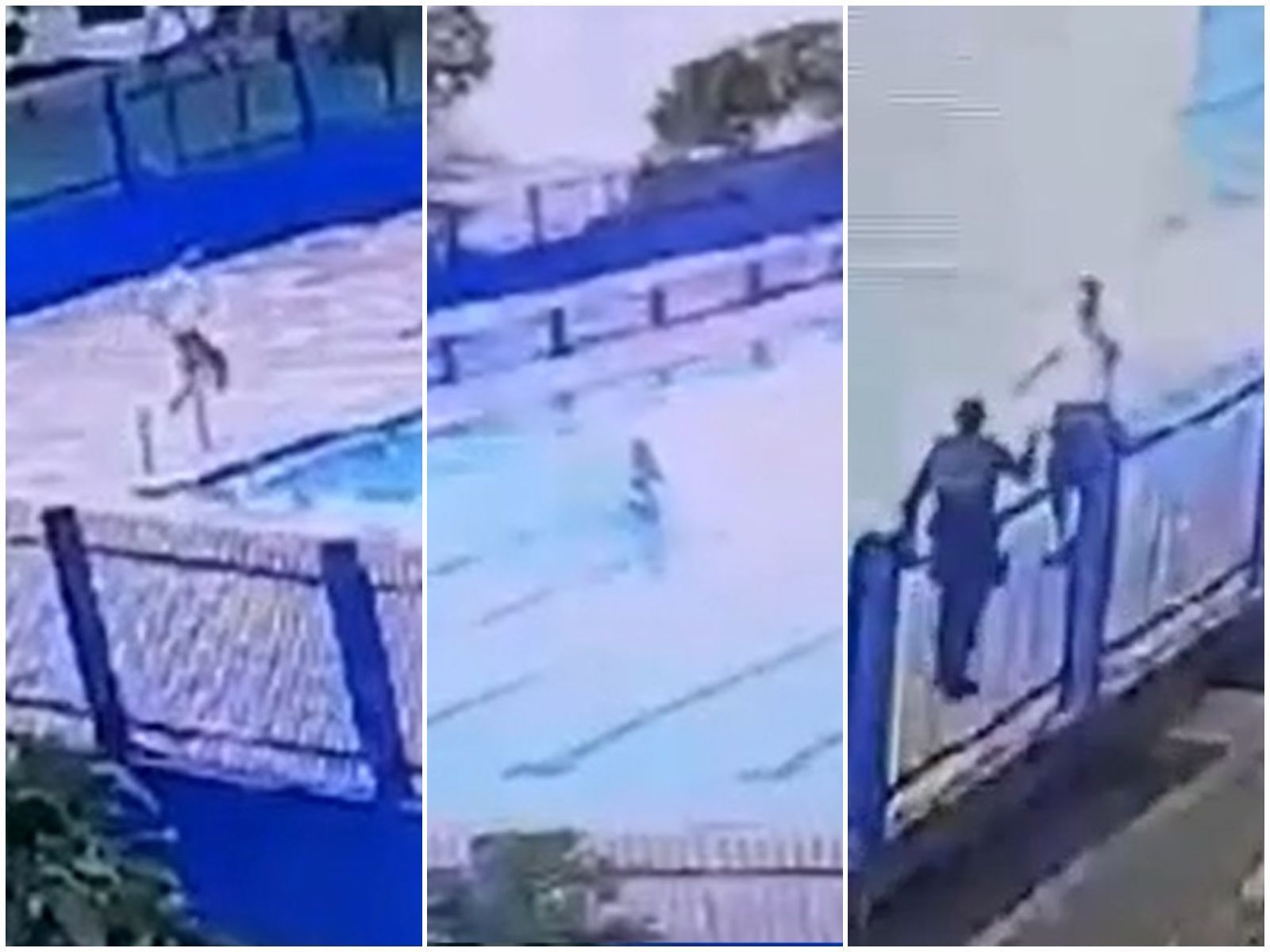 Vídeo: DJ Dani Brasil pula em piscina para fugir de PM, após matar homem atropelado em SP