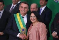 Damares diz que Bolsonaro teve uma indisposição, mas afirmou que o ex-presidente já está recuperado