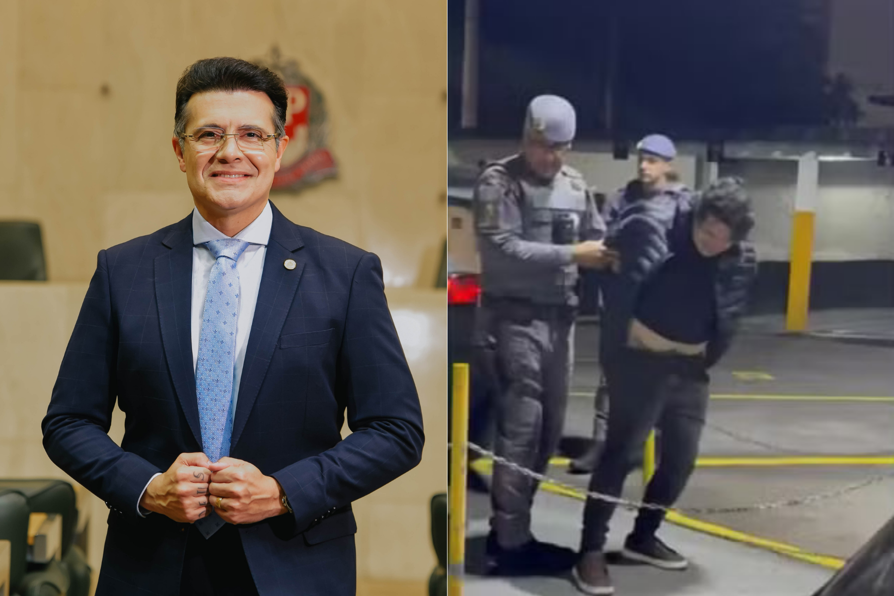 Deputado estadual Marcelo Aguiar (PL) é detido em SP após cair e disparar arma acidentalmente em festa
