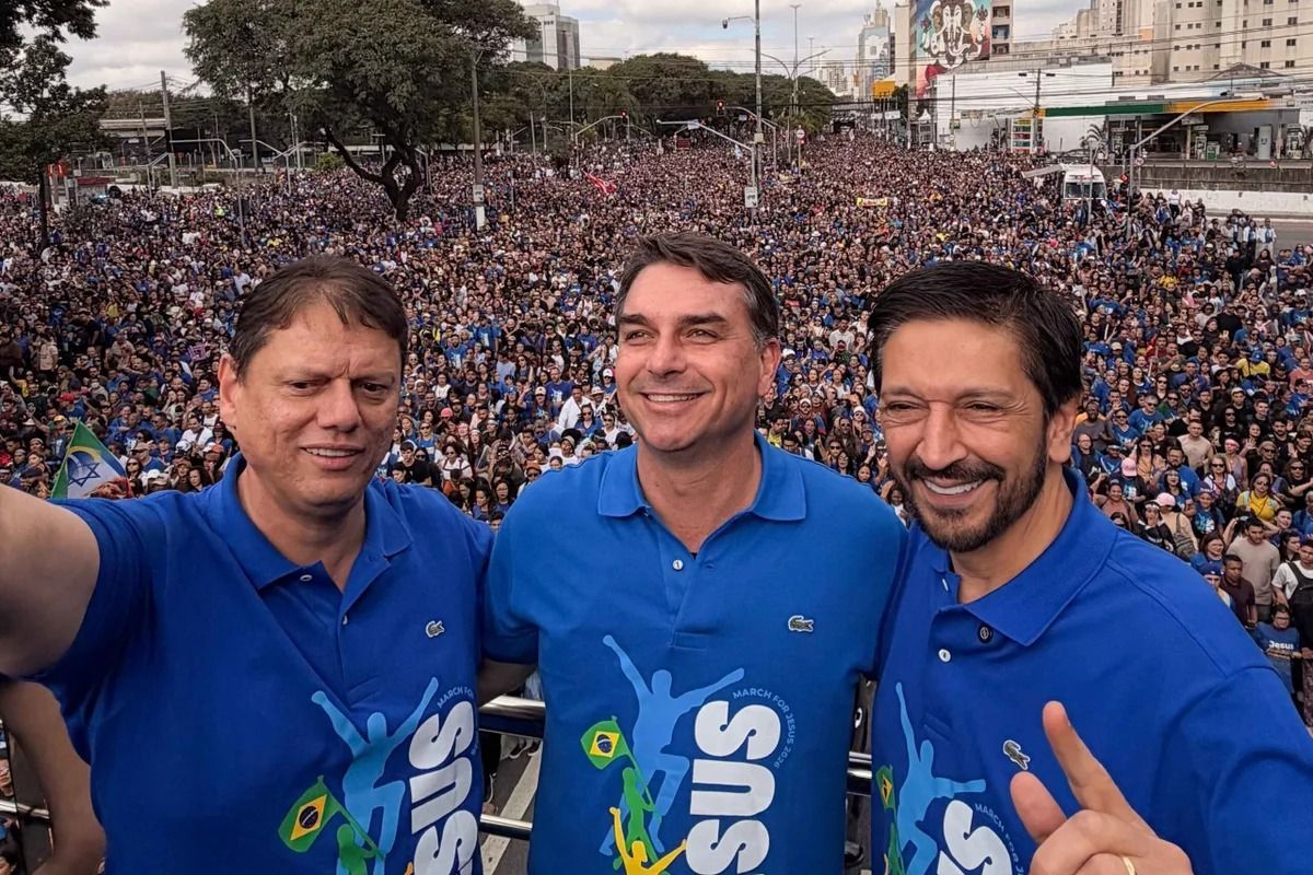 Nunes confirma primeira agenda Flávio Bolsonaro em São Paulo no segundo turno