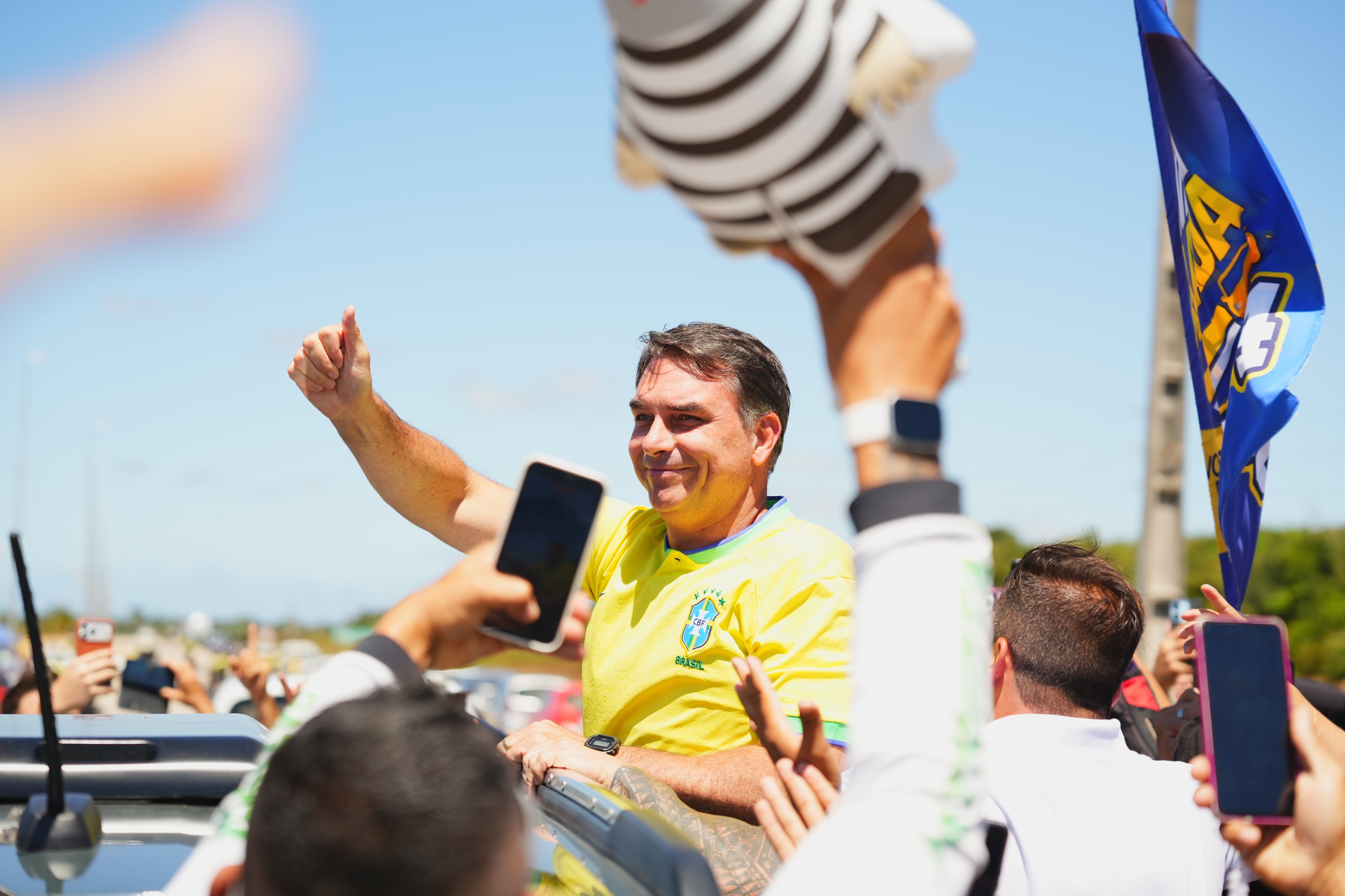 Flávio defende rigor contra o crime e regularização fundiária no Norte