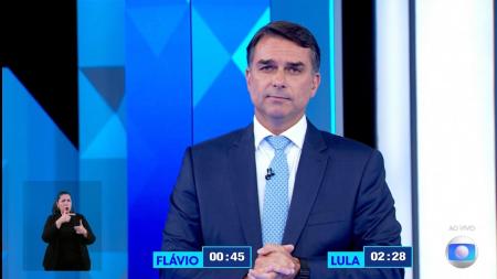 Flávio relembrou atentado sofrido pelo pai durante debate da Globo