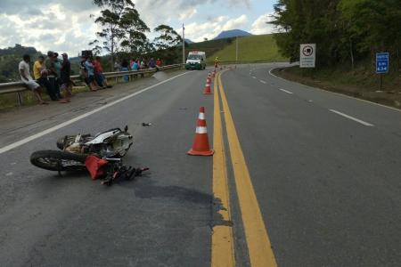 Motociclista não resistiu à colisão e morreu no local