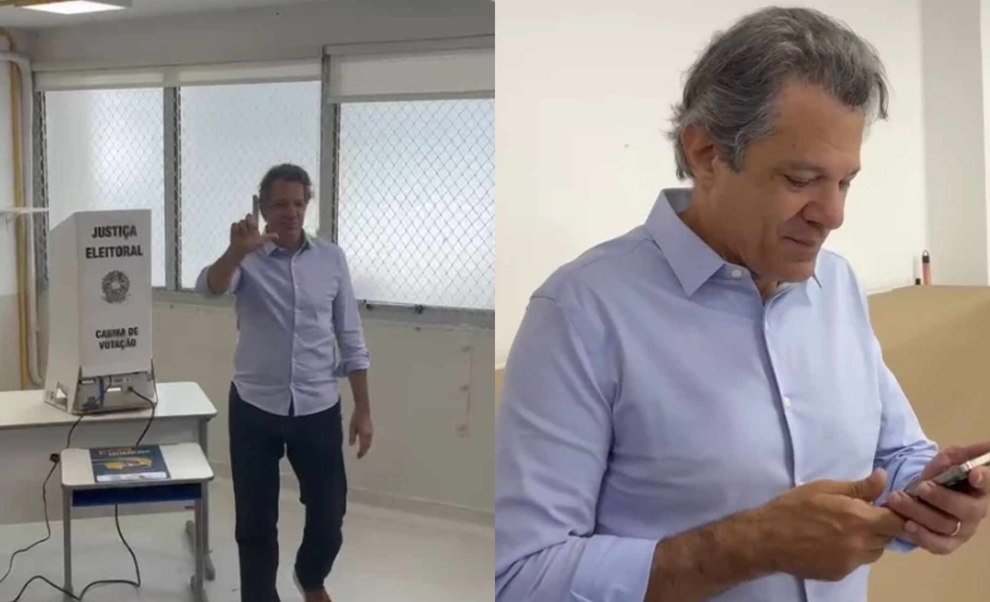 Fernando Haddad vota em SP e comenta que 'todo tema impacta' ao avaliar cenário eleitoral