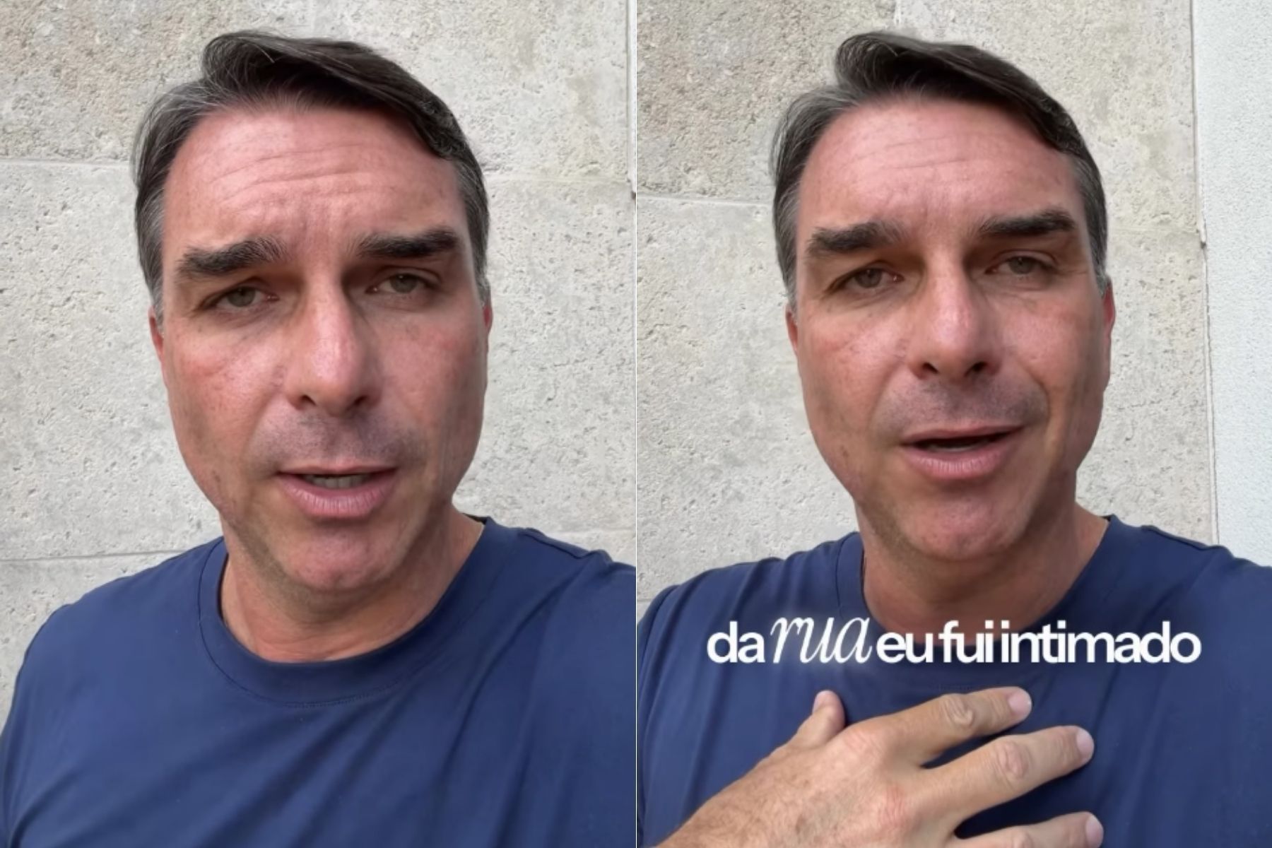 Flávio Bolsonaro diz que foi intimado pela PF a entregar passaportes; veja vídeo