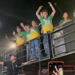 Ao lado de Nikolas, Flávio Bolsonaro participa de ‘Blocão’ em Montes Claros e volta a falar em vitória no primeiro turno