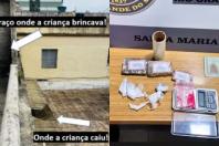 Menino de 10 anos cai de prédio no RS; mãe e padastros são presos por tráfico de drogas
