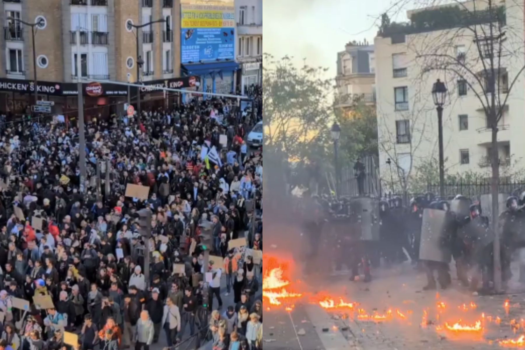 Novos protestos reúnem 320 mil pessoas em cidades da França