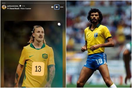 Jackson Irvine, meio-campista da Seleção Australiana • Reprodução/Instagram Jackson Irvine