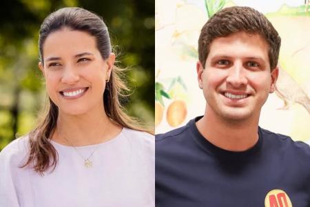 Raquel Lyra (PSD) e João Campos (PSB), candidatos ao governo de Pernambuco