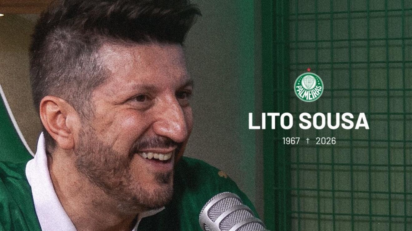 Palmeiras lamenta morte de Lito Souza: 'Siga torcendo por nós'