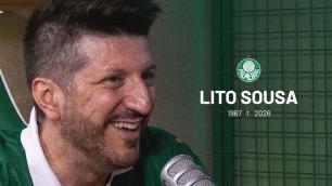 Palmeiras lamenta morte de Lito Souza: 'Siga torcendo por nós'