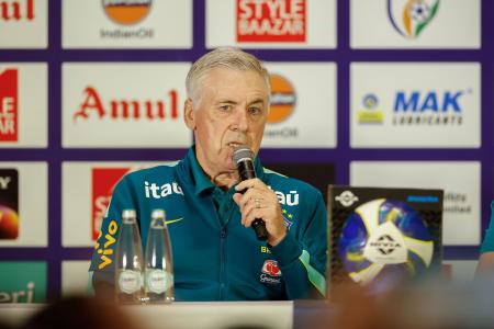Carlo Ancelotti, treinador da Seleção Brasileira