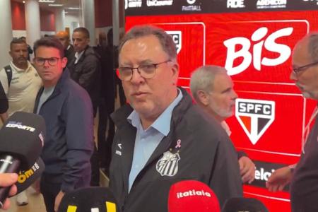 Marcelo Teixeira, presidente do Santos