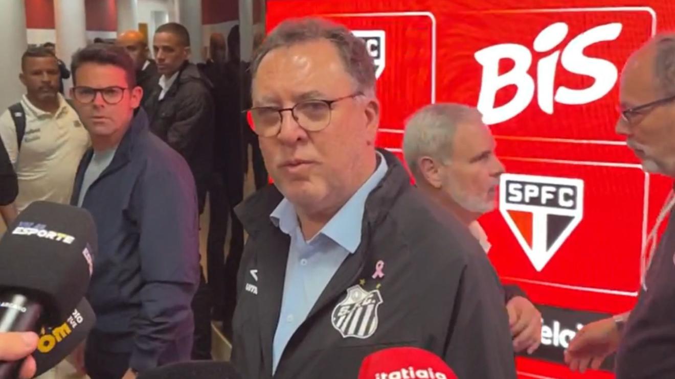 Gabigol fica? Presidente do Santos é questionado após vitória no clássico
