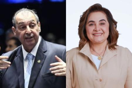 Omar Aziz (PSD) e Maria do Carmo (PL)