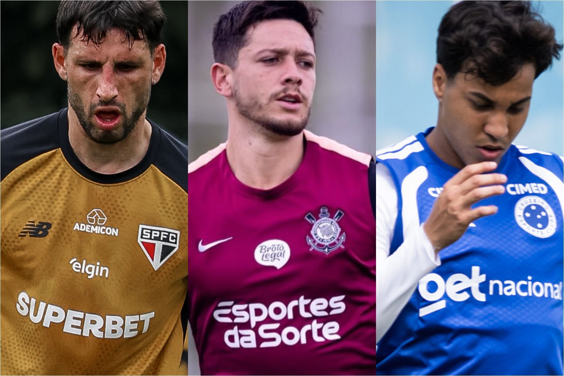 Clubes deixam para 'última hora' retirada de bets dos uniformes de treino; veja quais