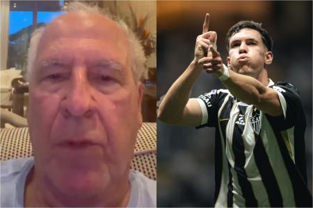 Rubens Menin celebrou a virada do Atlético contra o Santos