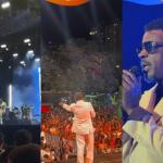 Seu Jorge homenageia Ana Carolina durante show em Belo Horizonte: 'Ela quem fez tudo isso'