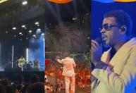 Seu Jorge homenageia Ana Carolina durante show em Belo Horizonte: 'Ela quem fez tudo isso'