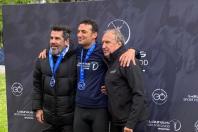 Lionel Scaloni, campeão do mundo pela Argentina, completa prova de 129km de ciclismo
