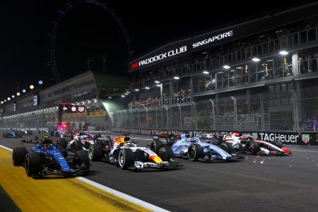 Fórmula 1 em ação no GP de Singapura