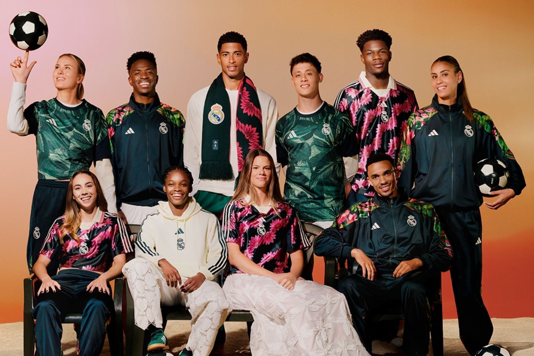 Com Vini Jr. de modelo, Real Madrid lança coleção de roupas em parceria com a Farm Rio