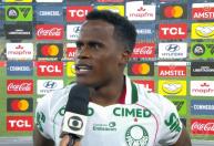 Arias reage às vaias da torcida em Fluminense x Palmeiras e manda recado: 'Têm amnésia'