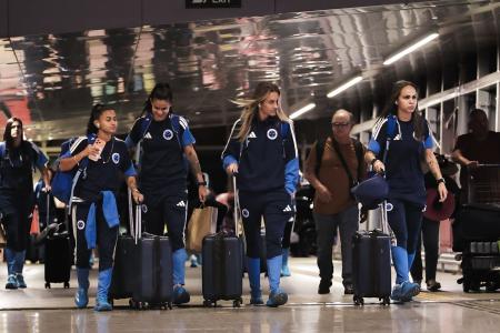Time feminino do Cruzeiro em preparação para Copa Libertadores