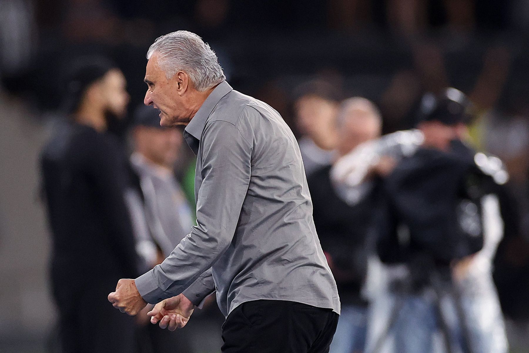 Tite vibra com domínio da equipe em primeira vitória no comando do Botafogo: 'Volume grande'