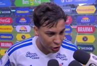 Kaio Jorge desabafa em intervalo de Grêmio x Cruzeiro: 'Displicência tem que acabar'