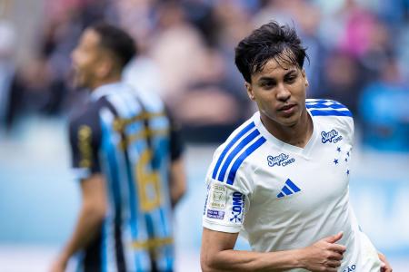 Kaio Jorge brilhou na vitória do Cruzeiro sobre o Grêmio • Lucas Bubols/Cruzeiro