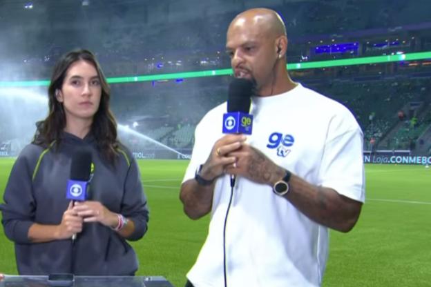 Felipe Melo vê ‘injustiça’ em classificação do Palmeiras contra o Flu: 'Mereceu mais'