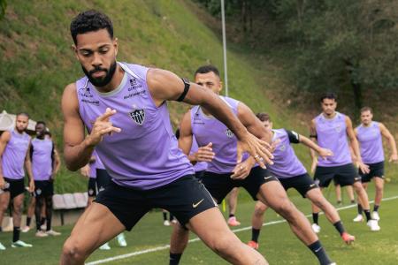 Atlético treina na Cidade do Galo