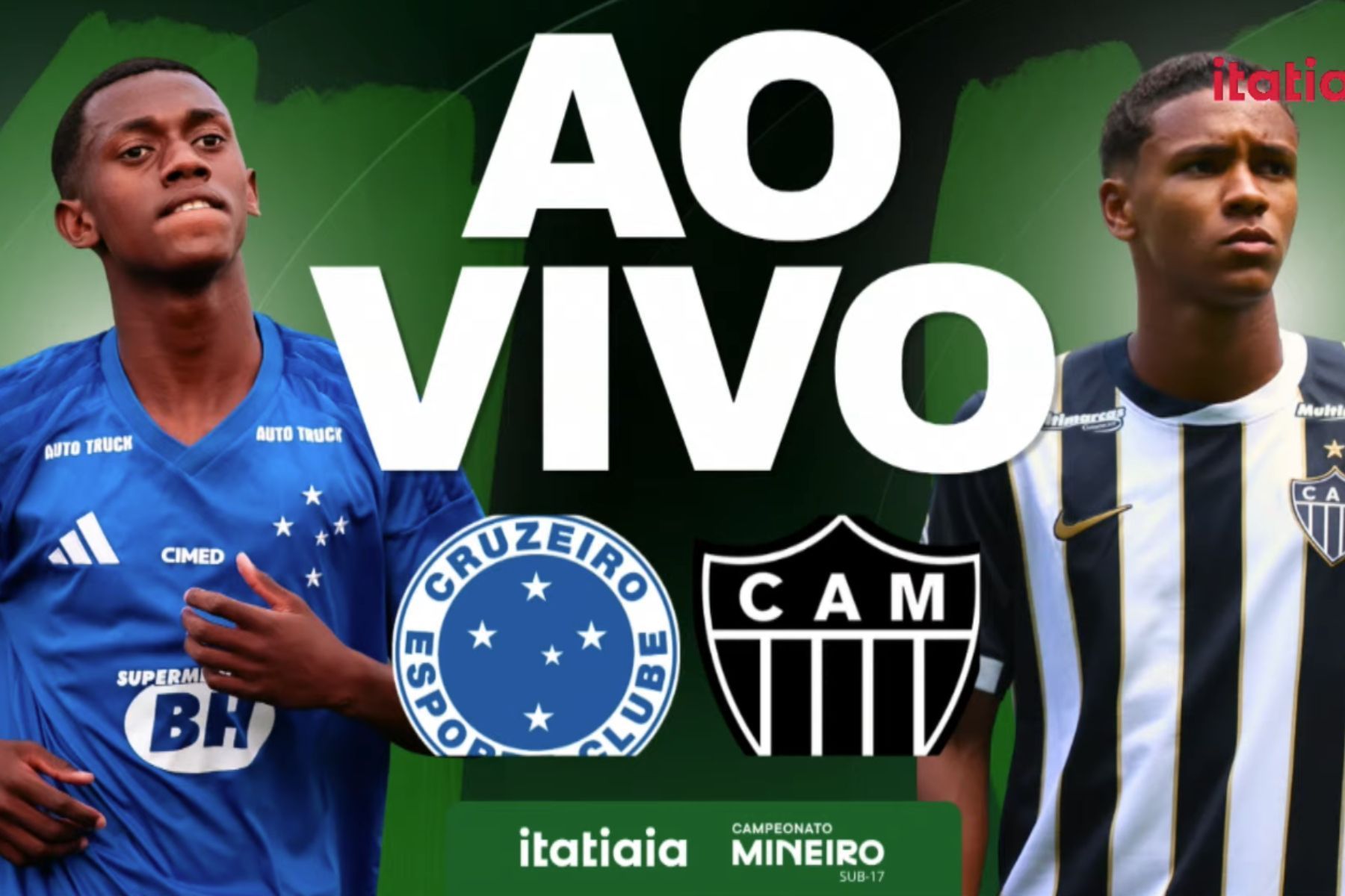 Cruzeiro x Atlético: assista, ao vivo, à transmissão da Itatiaia da semi do Brasileiro Sub-17