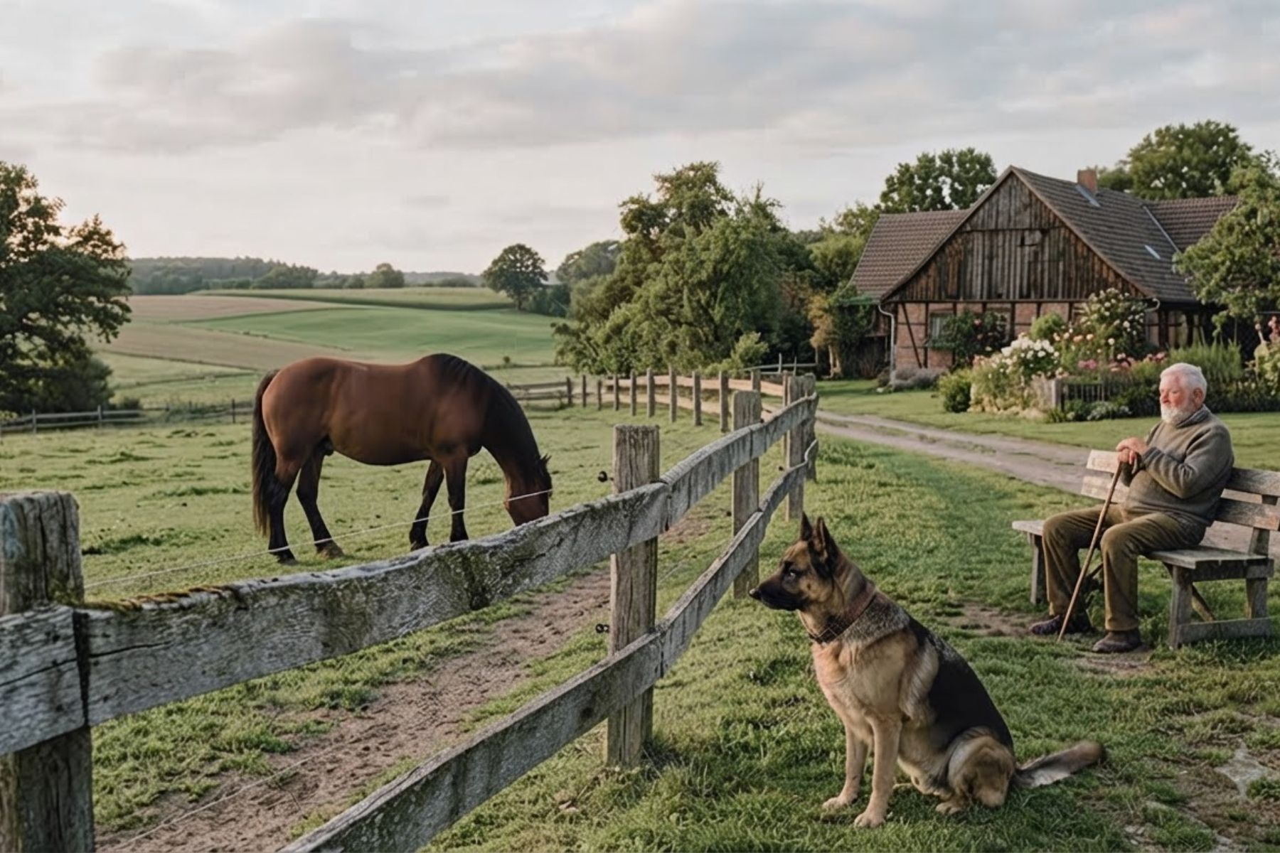 O que significa o famoso provérbio alemão: 'Uma cerca dura 3 anos, um cachorro dura 3 cercas, um cavalo dura 3 cachorros e um homem dura 3 cavalos?'