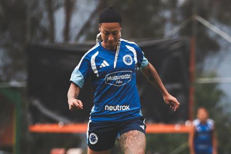 Byanca Brasil em treino das Cabulosas