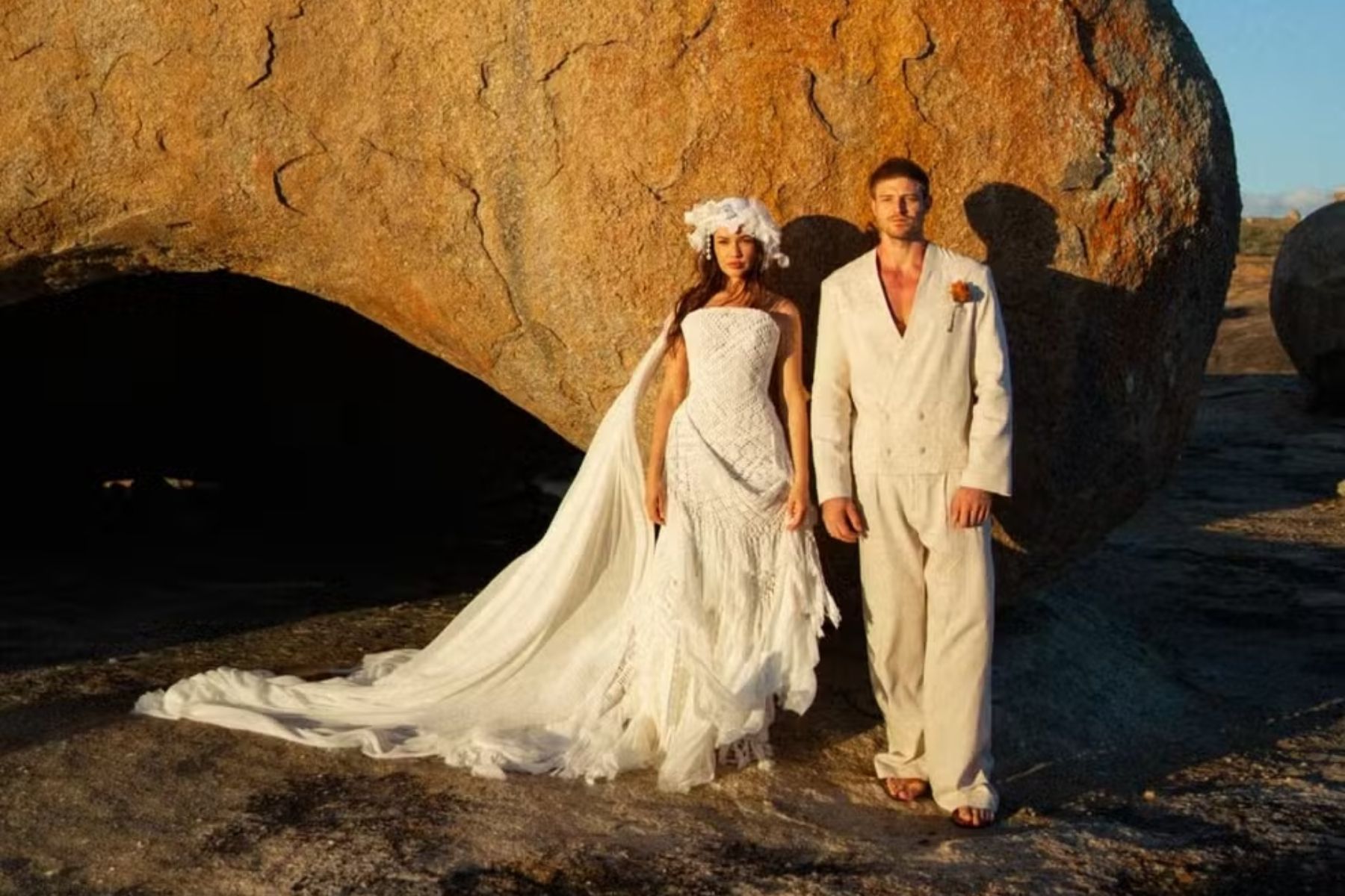 Juliette impressiona com vestido de crochê feito pela avó em casamento íntimo na Paraíba