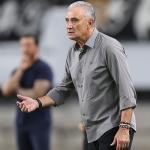 Tite admite 'situação de atenção' do Botafogo contra o rebaixamento no Brasileirão