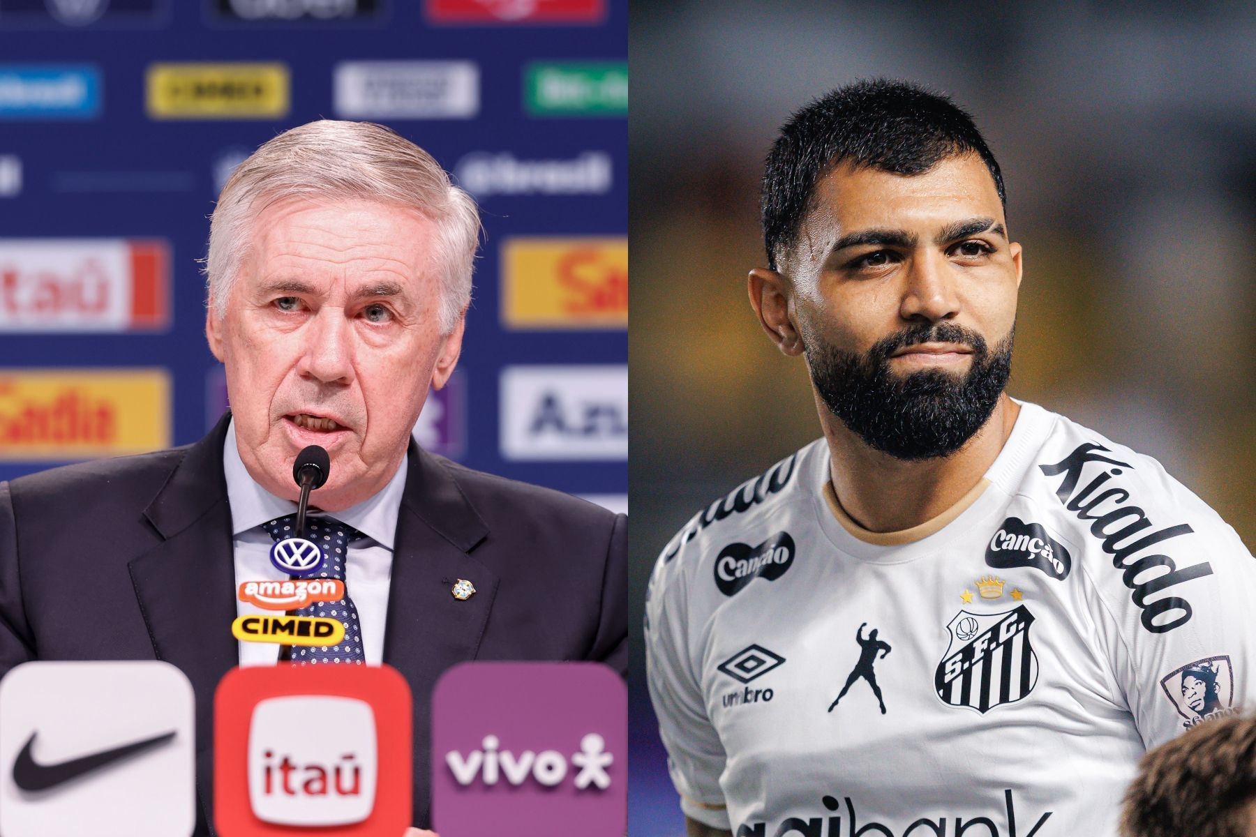 Carlo Ancelotti explica ausência de Gabigol em convocação para a Seleção Brasileira