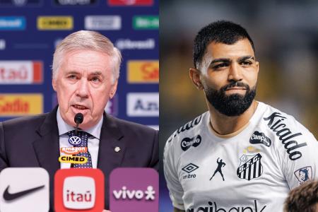 Carlo Ancelotti e Gabriel Barbosa