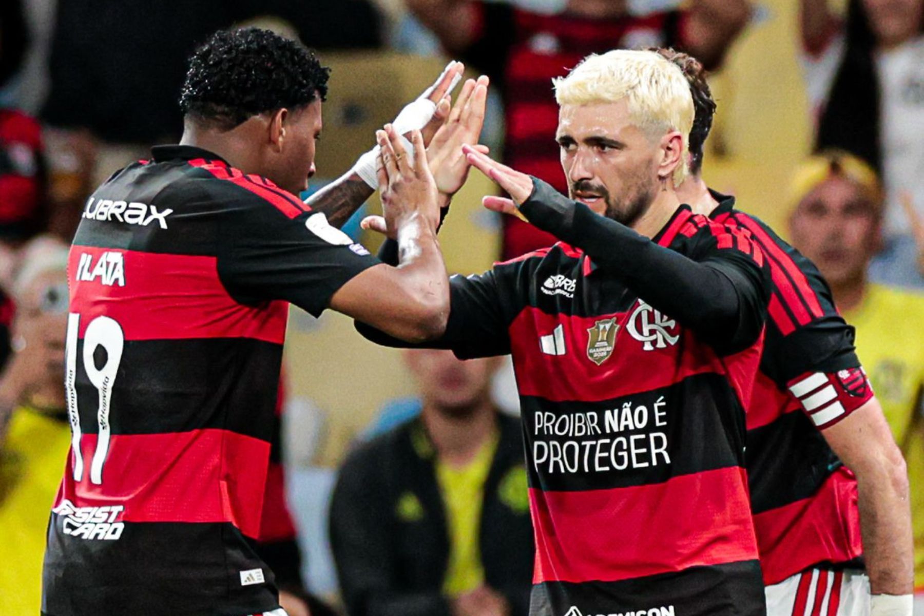 Arrascaeta exalta vitória do Flamengo sobre o Atlético: 'Era uma final'