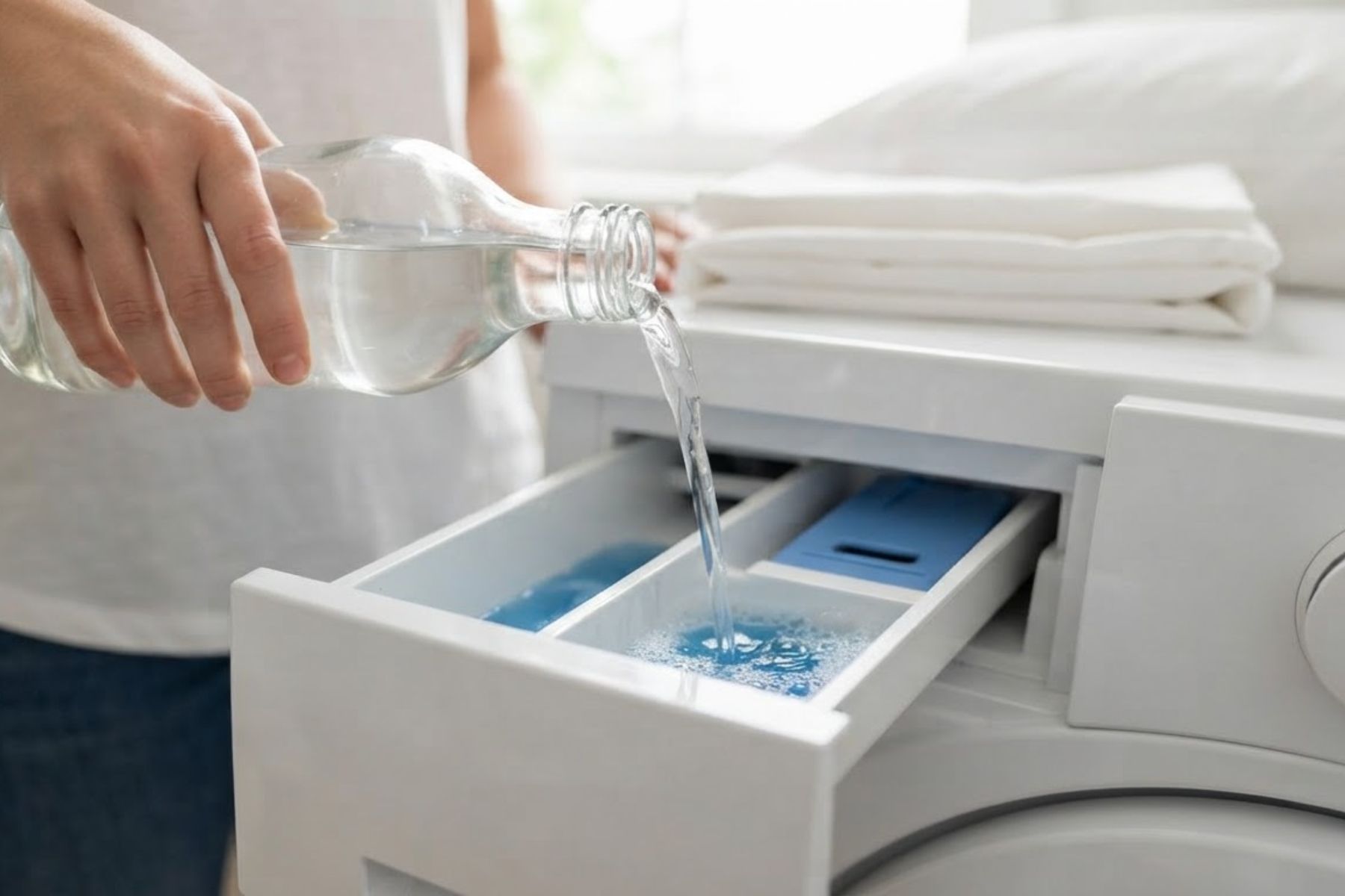 Vinagre branco na lavagem das roupas de cama: como aplicar o truque que branqueia