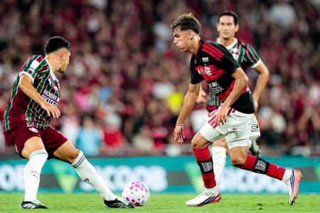 Joaquín Freitas entrou no segundo tempo de Flamengo x Fluminense
