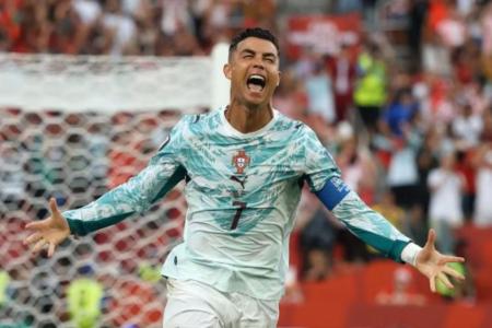 Cristiano Ronaldo em ação pela Seleção Portuguesa