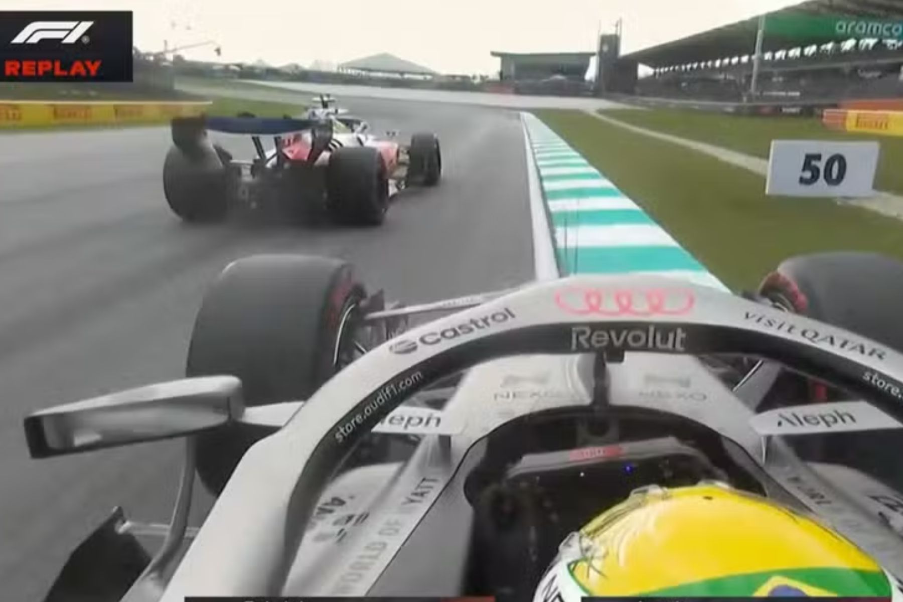 F1: Hamilton recebe advertência após atrapalhar Bortoleto em treino livre