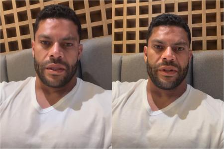 Hulk publicou vídeos explicando discussão com torcedores