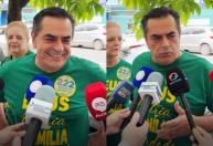 Domingos Sávio diz chegar 'vitorioso' à urna e reclama de filas em Divinópolis-MG