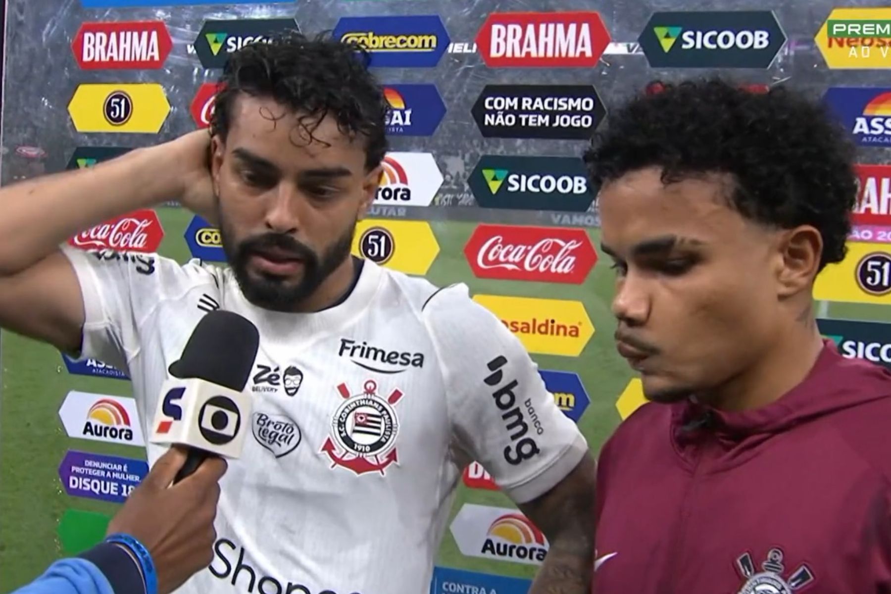 Heróis do Corinthians, Bidu e Kaio César desabafam após vitória: 'Nosso time merece'