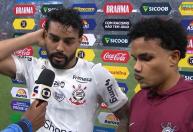 Heróis do Corinthians, Bidu e Kaio César desabafam após vitória: 'Nosso time merece'